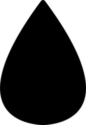 drop icon isolated on background vector image