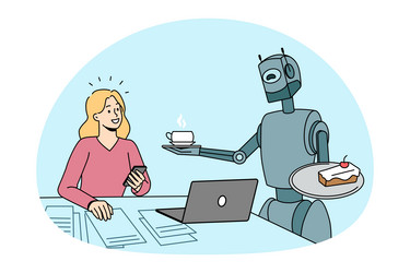 future technologies and artificial intelligence vector image