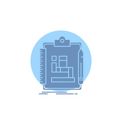 Algorithm process scheme work workflow icon Vector Image