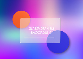 Glassmorphism abstract background with lines vector