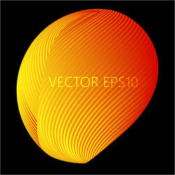 glossy sphere abstract background vector image