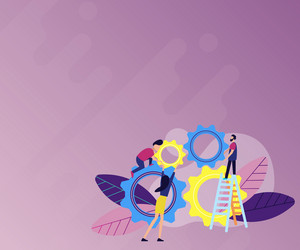 abstract helping build community society working vector image