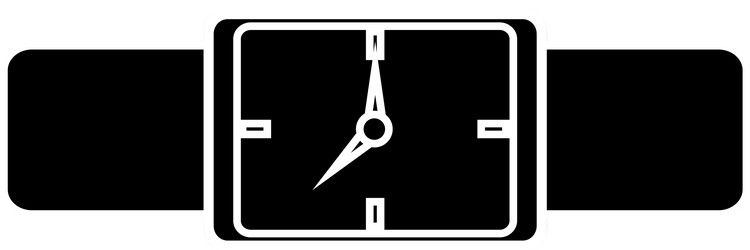 clock icon image vector image