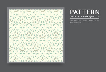 seamless arabian style abstract pattern vector image