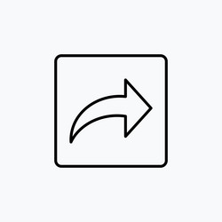 share icon simple vector image