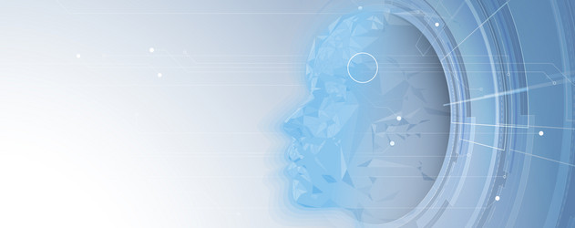 abstract artificial intelligence concept vector image
