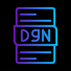 with a gradient icon document format file unique vector image