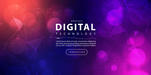 abstract digital technology futuristic circuit ai vector image