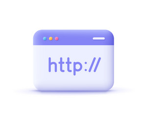 HTTP Data Web Concept vector image