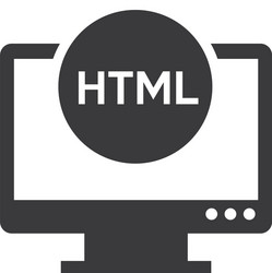 programming language isolated icon vector image