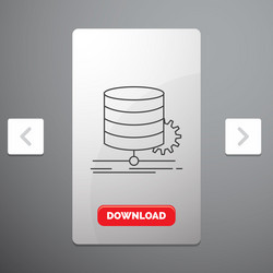 Data Flow Chart Icon Set vector image