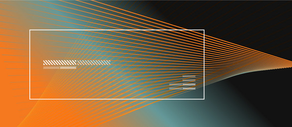 wave lines with blend effect on fluid gradient vector image