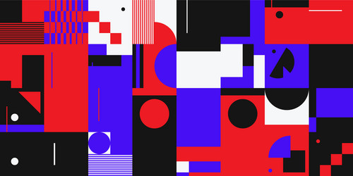 abstract pattern design elements vector image