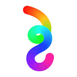 abstract wavy gradient background with colorful vector image