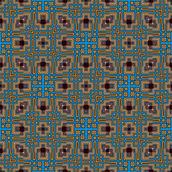 computer age circuit board like seamless pattern vector image