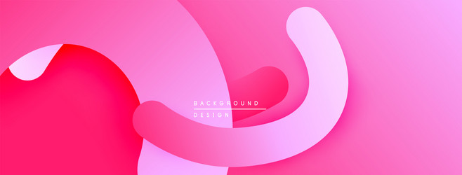 abstract pink background overlapping shapes vector image