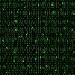 abstract technology background with binary vector image