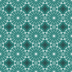 decorative seamless pattern with openwork vector image