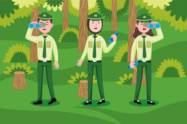 Forest Ranger Vector Images (over 1,200)