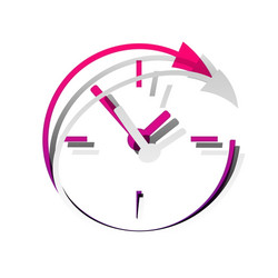 service and support for customers around the clock vector image