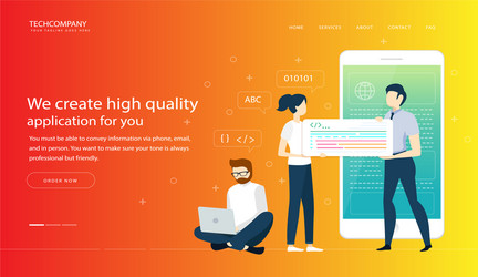 web page design templates image vector image