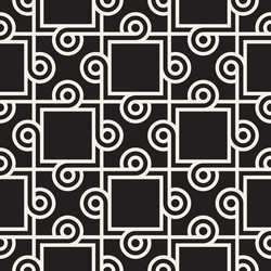 Interlaced Geometric Lines Pattern vector image