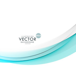 Abstract blue lines wave background Royalty Free Vector