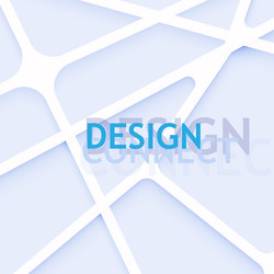 Abstract geometric composition with polygons lines vector