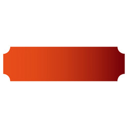 red long rectangular plate design element vector image