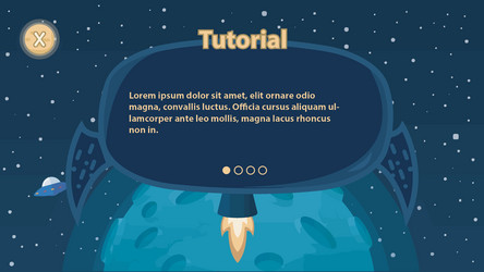 complete set of level button game ui pop-up icon vector image