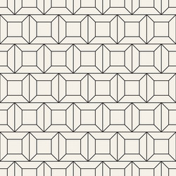 Geometric Line Tiling Pattern vector image