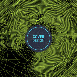 lattice structure science or technology vector image