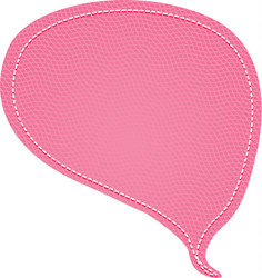 dotted line with callout for dialogue shape vector image