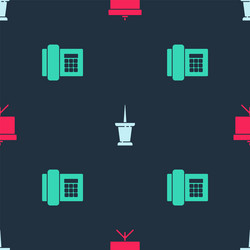 set chalkboard with diagram push pin vector image