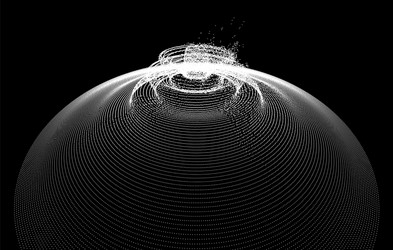 background with explosion abstract dynamic vector image