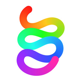 abstract wavy gradient background with colorful vector image