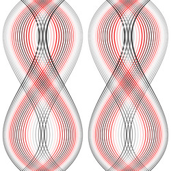 design seamless colorful waving pattern vector image