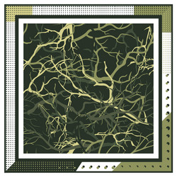 green branches camouflage effect print pattern vector image