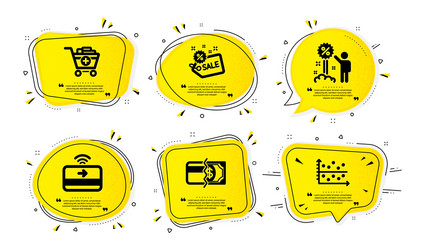 payment methods add products and contactless vector image