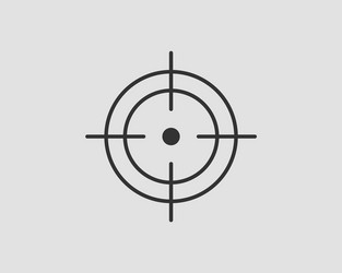 target icon vector image