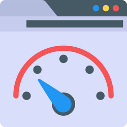 web speed vector image