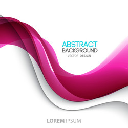 abstract curved lines background template vector image