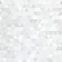 abstract triangle white and gray pattern vector image