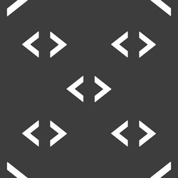 code sign icon programmer symbol seamless pattern vector image