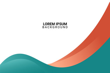 gradient curve and wavy on background vector image