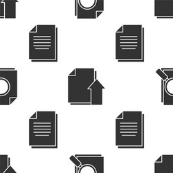 set document with search upload file vector image