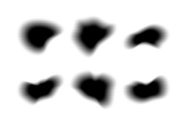 halftone hexagon pattern reprographic technique vector image
