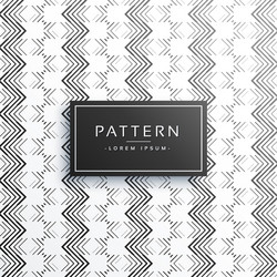 stylish zigzag lines pattern background vector image