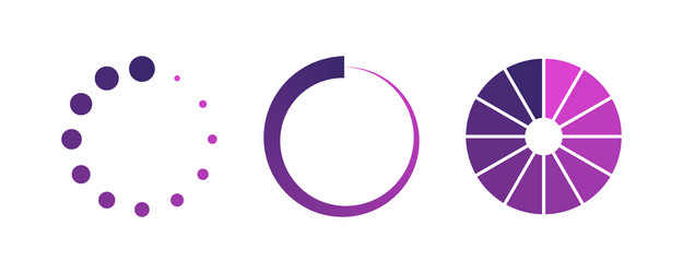 isolated loading icon vector image