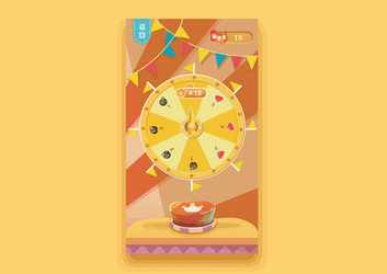 complete set of level button game ui pop-up icon vector image
